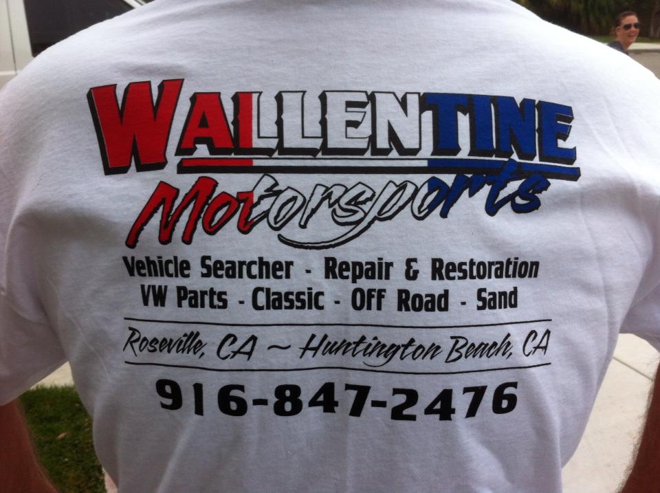 Wallentine Motorsports T-shirts